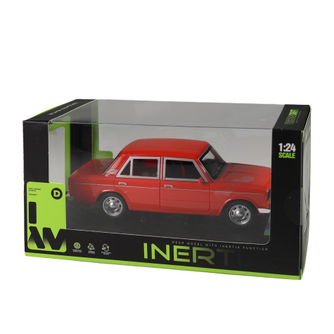Rappa Osobní auto červené se světlem a zvukem 1:24 18 cm ~ 2