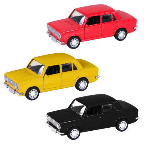 Rappa Retro auto kovové s otevíracími dveřmi 13 cm ~ 5