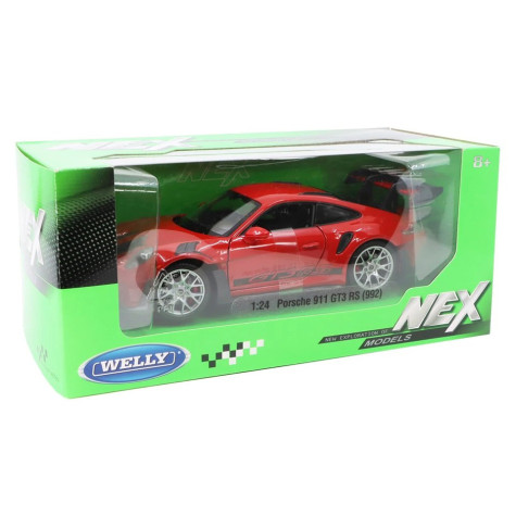 Welly Porsche 911 GT3 RS kovový model auta 1:24 22 cm ~ 2