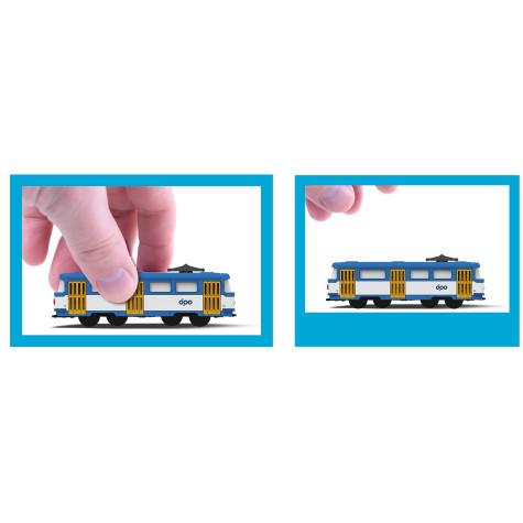 Rappa Mini kovová tramvaj T3 DPO Ostrava 8,5 cm ~ 5