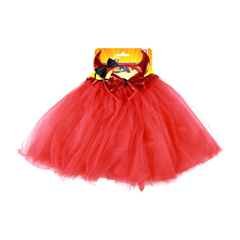 Rappa Dětský kostým TUTU set čertice 3-7 let (104-146 cm) ~ 2