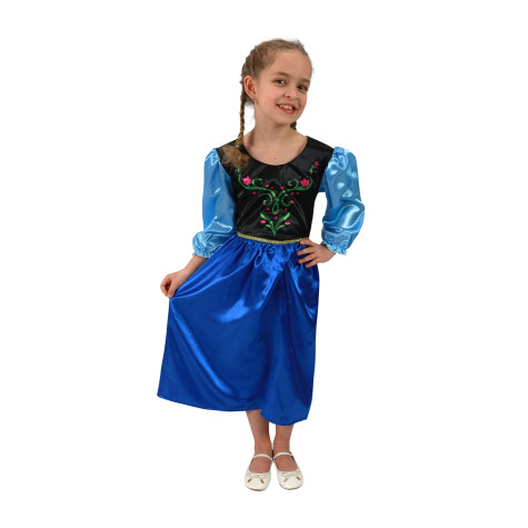 Rappa Dětský kostým princezna zimní království - Anna (S) 4-6 let (100-116 cm) ~ 3