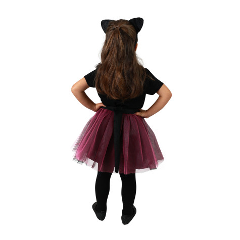 Rappa Dětský kostým tutu kočka 3-7 let (104-130 cm) ~ 4