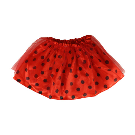 Rappa Dětský kostým tutu sukně beruška s křídly 3-7 let (104-130 cm) ~ 6