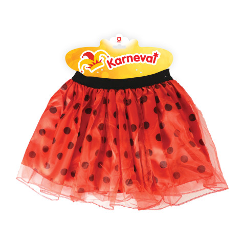 Rappa Dětský kostým tutu sukně beruška s puntíky 3-7 let (104-130 cm) ~ 2