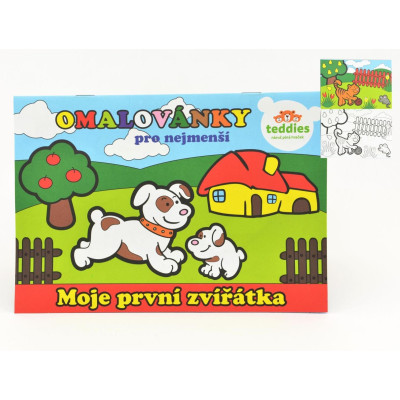 Teddies Omalovánky Moje první zvířátka 8 listů