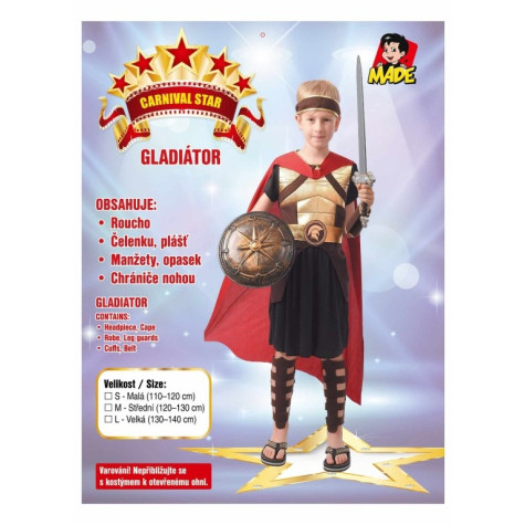 MaDe Dětský kostým Gladiátor 5-9 let (120-130 cm) ~ 3