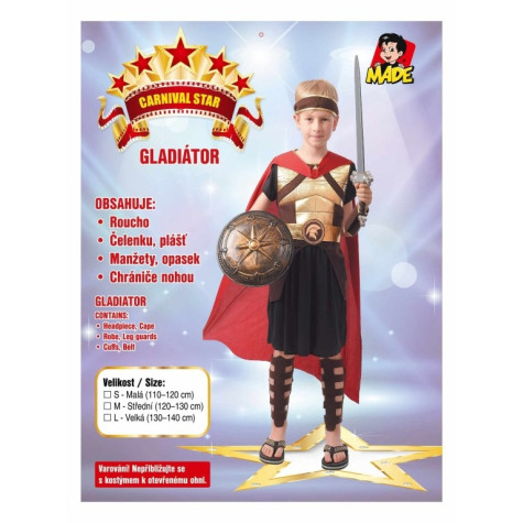 MaDe Dětský kostým Gladiátor 4-6 let (110-120 cm) ~ 3