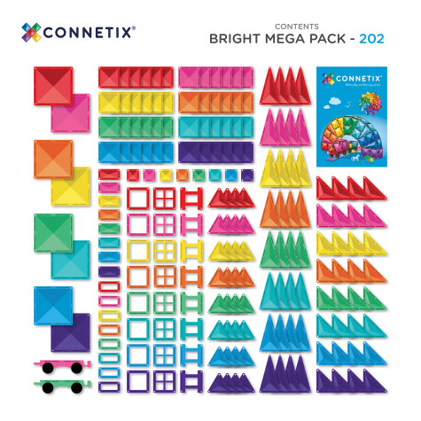 CONNETIX Bright Mega Pack 202 dílů ~ 2