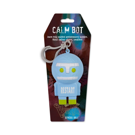 Albi Antistresová klíčenka: Voodoo panenka - Calm Bot ~ 1