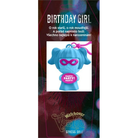 Albi Antistresová klíčenka: Voodoo panenka - Birthday Girl ~ 2