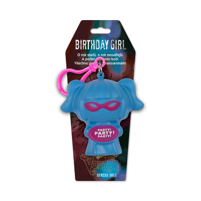 Albi Antistresová klíčenka: Voodoo panenka - Birthday Girl