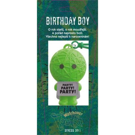 Albi Antistresová klíčenka: Voodoo panenka - Birthday Boy ~ 2