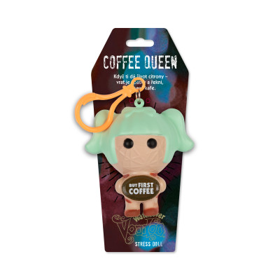 Albi Antistresová klíčenka: Voodoo panenka - Coffee Queen