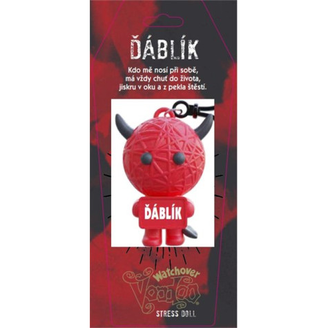Albi Antistresová klíčenka: Voodoo panenka - Ďáblík ~ 2