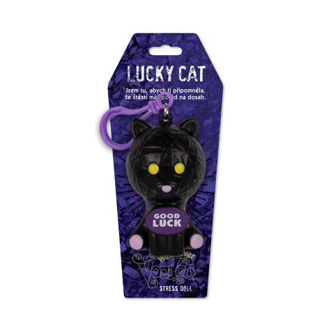 Albi Antistresová klíčenka: Voodoo panenka - Lucky Cat ~ 1