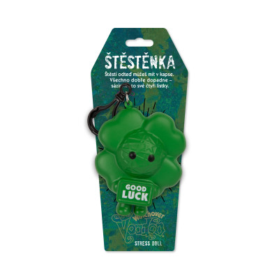 Albi Antistresová klíčenka: Voodoo panenka - Štěstěnka