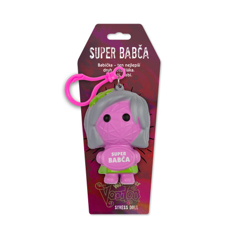 Albi Antistresová klíčenka: Voodoo panenka - Super babča ~ 1
