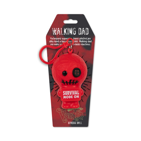 Albi Antistresová klíčenka: Voodoo panenka - Walking Dad ~ 1