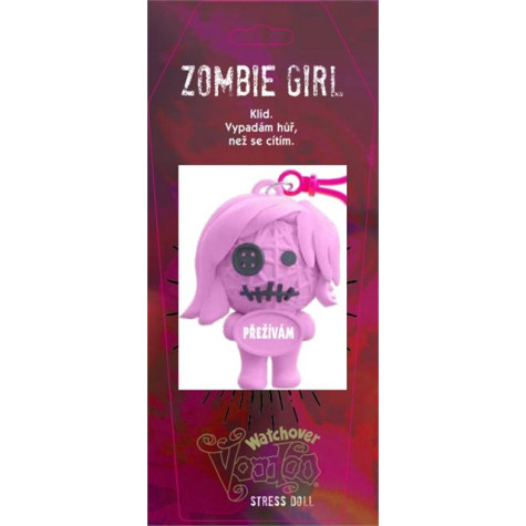Albi Antistresová klíčenka: Voodoo panenka - Zombie Girl ~ 2