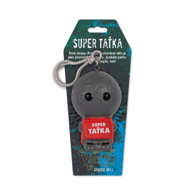 Albi Antistresová klíčenka: Voodoo panenka - Super taťka