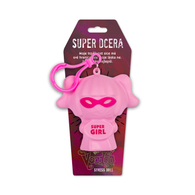 Albi Antistresová klíčenka: Voodoo panenka - Super dcera