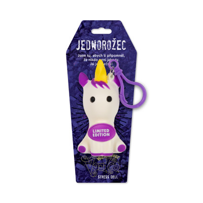 Albi Antistresová klíčenka: Voodoo panenka - Jednorožec