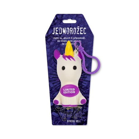 Albi Antistresová klíčenka: Voodoo panenka - Jednorožec ~ 1