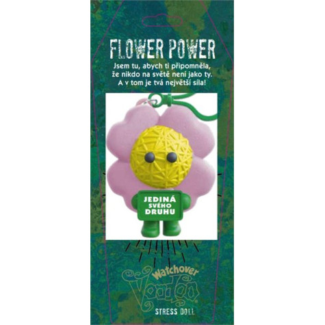 Albi Antistresová klíčenka: Voodoo panenka - Flower Power ~ 2