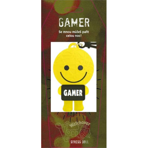 Albi Antistresová klíčenka: Voodoo panenka - Gamer ~ 2