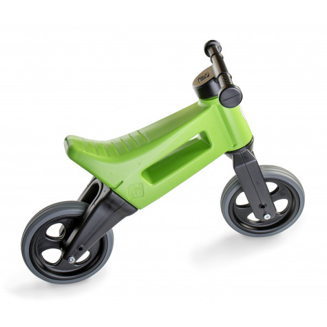 Funny Wheels odrážedlo New Sport 2v1 s gumovými koly - zelené ~ 2