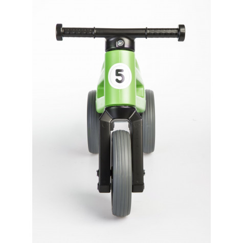 Funny Wheels odrážedlo New Sport 2v1 s gumovými koly - zelené