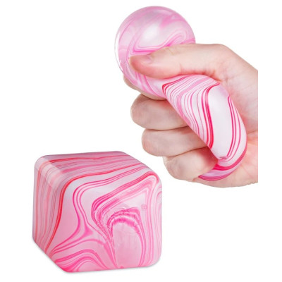 Schylling NeeDoh Mačkací kostka Nice Cube Candy Swirl
