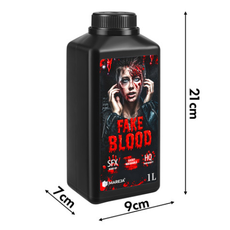 Umělá krev v lahvičce 1000ml Mareja 29301 ~ 6
