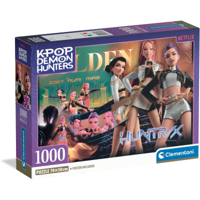 CLEMENTONI Puzzle K-Pop Demon Hunters 3 1000 dílků