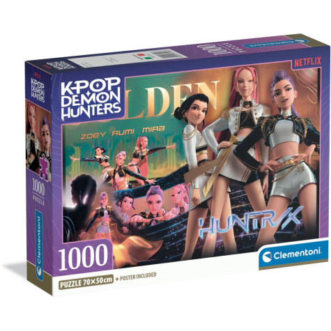 CLEMENTONI Puzzle K-Pop Demon Hunters 3 1000 dílků ~ 1