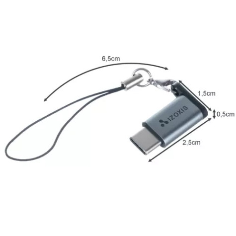 Dataptér z USB-C na USB 2.0 micro B Izoxis 18933 ~ 7