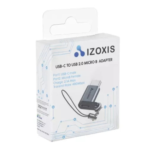 Dataptér z USB-C na USB 2.0 micro B Izoxis 18933 ~ 8