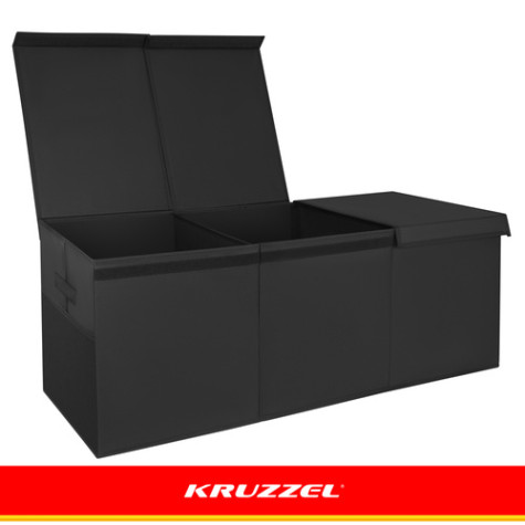 Krabice box na hračky 132l černá Kruzzel 28122 ~ 2