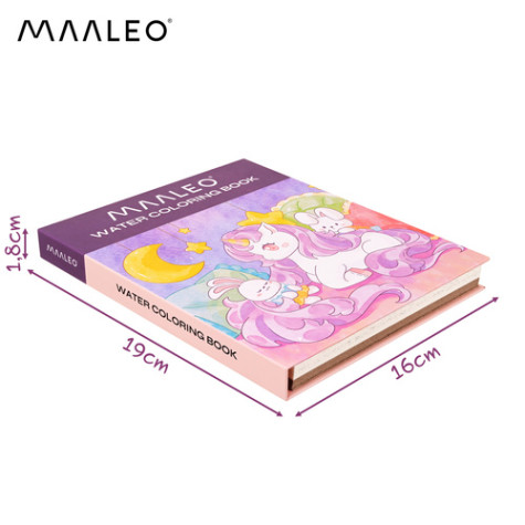 Kniha malování s vodou Jednorožec Maaelo 28459 ~ 7