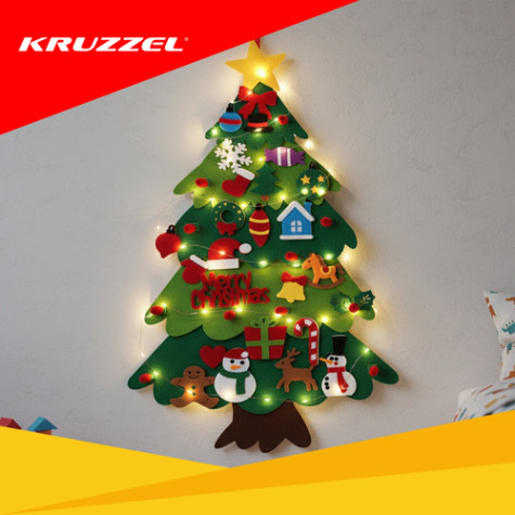 LED vánoční stromeček z plsti Kruzzel 26548 ~ 5