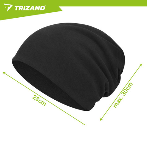 Zimní čepice černá Trizand 28066 ~ 6