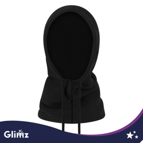 Zimní pletená kapuce černá Glimz 28142 ~ 4