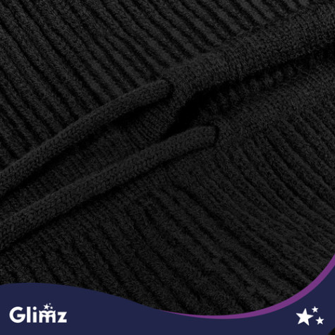 Zimní pletená kapuce černá Glimz 28142 ~ 6