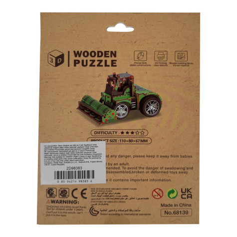 2Kids Toys 3D dřevěná skládačka Kypřič ~ 3