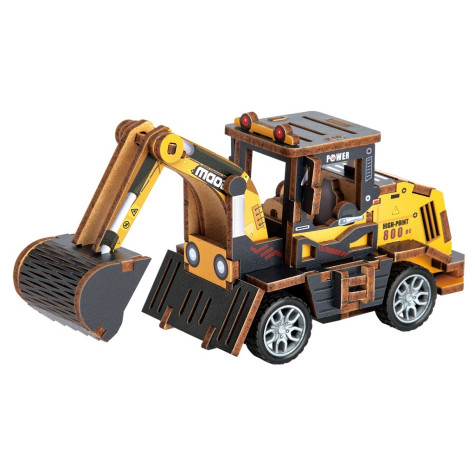2Kids Toys 3D dřevěná skládačka Bagr ~ 1