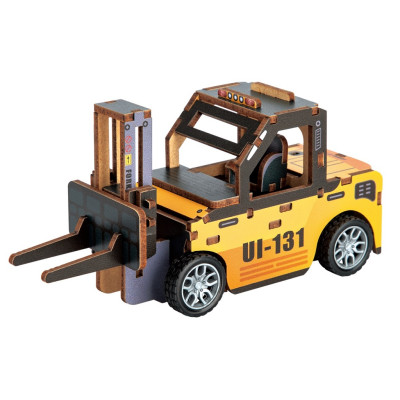 2Kids Toys 3D dřevěná skládačka Vysokozdvižný vozík
