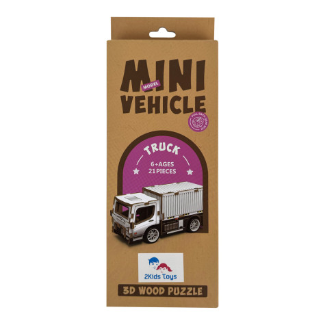 2Kids Toys 3D dřevěná skládačka Nákladní auto ~ 2