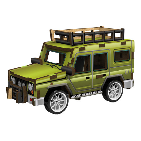 2Kids Toys 3D dřevěná skládačka Terénní auto ~ 1