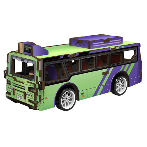 2Kids Toys 3D dřevěná skládačka Autobus ~ 1